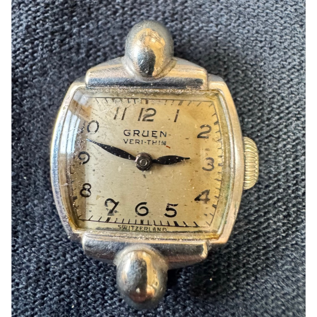 Gruen VeriThin 10kt Gold Filled Vintage Mechanical Ladies Watch  Working